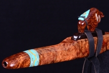 Cambodian Rosewood Burl Native American Flute, Minor, High C-5, #I25A